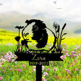 Guinea Pig Memorial Stake Personalized - Guinea Pig Loss - Guinea Pig Remembrance Stake - Guinea Pig Grave Markers