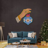 Hanging Christmas Bauble Neon Sign