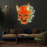 ’Hannya Mask’ Neon x Acrylic Artwork