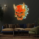 ’Hannya Mask’ Neon x Acrylic Artwork