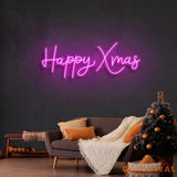 Happy Xmas Neon Sign