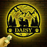 Havanese Metal Sign Custom Dog Name Sign Dog Memorial Gift Havanese Wall Decor Dog Lovers Wall Art Pet Lover Gift Dog