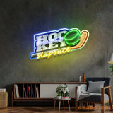 Hockey Slapshot LED Neon Sign Light Pop Art