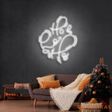 Hohoho Christmas Neon Sign