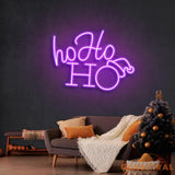 HoHoHo Xmas Neon Sign