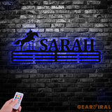 Horse Custom Name Medal Hanger Monogram - 12 Rungs for medals & Ribbons Medal Display Sports Medals Kids Room Sports