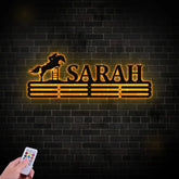 Horse Custom Name Medal Hanger Monogram - 12 Rungs for medals & Ribbons Medal Display Sports Medals Kids Room Sports