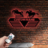 Horse Custom Name Medal Hanger Monogram Personalized Horse Riding Medal Holder Display Rack,Kids Room Sports Decor