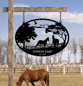 Horse Ranch Sign - Metal Farm Sign - Ranch Sign - Farm Sign | GearViral