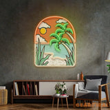 Hot Beach LED Neon Sign Light Pop Art