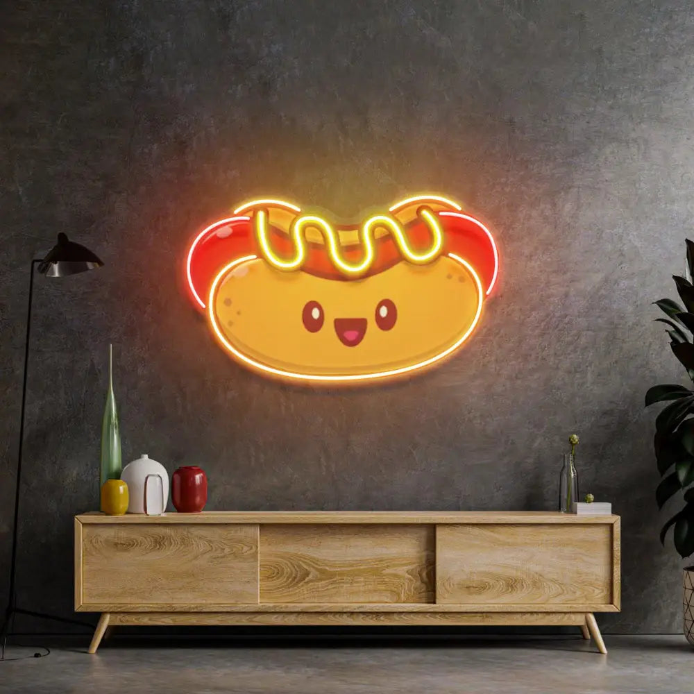 Hotdog Baby Led Neon Acrylic Artwork