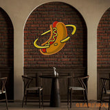 Hotdog Planet Cartoon Artwork Led Neon Sign Light