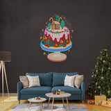 House On Cake Christmas Neon Sign