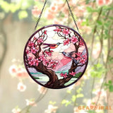Hummingbirds and Wild Flowers Suncatcher Hummingbird Lovers Window Hanging Hummingbird Suncatcher Hummingbird Gifts