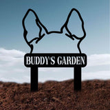 Custom Dog Garden Memorial Stake, Personalized Pet Grave Marker, Photo Tribute Plaque for Bereaved Dog Owners, Dog Remembrance Decor