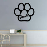 Pet Name Metal Sign, Custom Dog Wall Sign, Dog House Name Plaque, Pet Décor, Personalized Dog Name Sign, Kennel Nameplate