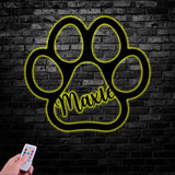 Pet Name Metal Sign, Custom Dog Wall Sign, Dog House Name Plaque, Pet Décor, Personalized Dog Name Sign, Kennel Nameplate