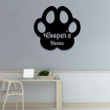 Pet Name Metal Sign, Personalized Dog Wall Sign, Dog House Name Plaque, Pet Décor, Custom Dog Name Sign, Kennel Nameplate
