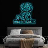 Custom Monogram Metal Sign, Family Name Sign, Maltipoo Dog Metal Sign, Maltipoo Family Name Gift, Maltipoo Gift, Gift For Pet Lover.