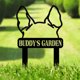 Custom Dog Garden Memorial Stake, Personalized Pet Grave Marker, Photo Tribute Plaque for Bereaved Dog Owners, Dog Remembrance Decor