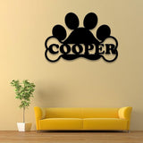 Pet Name Metal Sign, Dog House Name Plaque, Custom Dog Wall Sign, Pet Nameplate, Dog Décor, Personalized Dog Name Sign