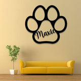 Pet Name Metal Sign, Custom Dog Wall Sign, Dog House Name Plaque, Pet Décor, Personalized Dog Name Sign, Kennel Nameplate