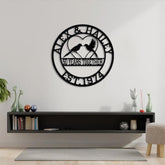 Personalized 50th Wedding Anniversary Lovebirds Metal Wall Art, Custom Milestone Gift for Parents, Husband, Wife, Wedding Celebration Gift