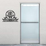 Personalized Metal Address Sign, Custom Metal House Number Sign, Metal Street Address Plaque Outdoor Wall Art, Front Door Wall Hanger Signs