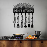 Custom Mimi's Metal Kitchen Sign with Led Light, Kitchen Decor, Name Kitchen Sign, Farmhouse Kitchen Decor, Cooking Gift for Grandma Mom