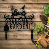 Custom Garden Gnome Metal Sign Stake, Personalized Garden Stake, Garden Gnome, Outdoor Patio, Garden Art Decor, Metal Yard Art, Gnome sign