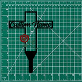 Personalized Rose Memorial Plaque Stake, Memorial Gifts for Loss of Mother, Memorial Sign, In Loving Memory Gift, Gift Loss Of Father