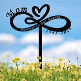 Personalized Infinite Love Memorial Plaque Stake, Memorial Gifts for Loss of Mother, Memorial Sign, In Loving Memory Gift, Loss Of Family