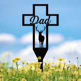 Personalized Deer Hunting Memorial Stake, Cemetery Stake, Grave Marker, Memorial Stake, Hunter Loss, In Memorial Of Gift, Hunter Loss