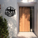 Custom Shark Metal Sign with Led Lights, Last Name Sign, Personalized Reef Wall Art, Shark Wall Decor, Indoor Home Decor & Shark Lover Gift