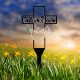 Personalized Pigeon Memorial Plaque Stake, Memorial Gifts for Loss of Mother, Memorial Sign, In Loving Memory Gift, Gift Loss Of Father