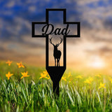 Personalized Deer Hunting Memorial Stake, Cemetery Stake, Grave Marker, Memorial Stake, Hunter Loss, In Memorial Of Gift, Hunter Loss