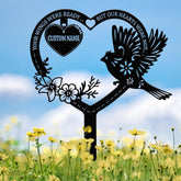 Personalized Cardinal Memorial Plaque Stake, Memorial Gifts for Loss of Mother, Memorial Sign, In Loving Memory Gift, Gift Loss Of Family