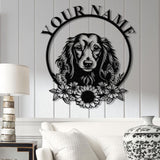 Dachshund Metal Sign, Custom Dog Name Sign, Dog Memorial Gift, Dachshund Wall Decor, Dog Lovers Wall Art, Pet Lover Gift, Dog Mom Gifts