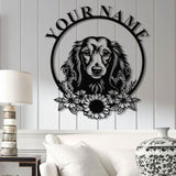 Dachshund Metal Sign, Custom Dog Name Sign, Dog Memorial Gift, Dachshund Wall Decor, Dog Lovers Wall Art, Pet Lover Gift, Dog Mom Gifts