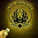 Dachshund Metal Sign, Custom Dog Name Sign, Dog Memorial Gift, Dachshund Wall Decor, Dog Lovers Wall Art, Pet Lover Gift, Dog Mom Gifts