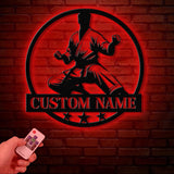 Custom Karate Metal Sign, Metal Wall Art, Japanese Martial Art Wall Decor, Martial Arts Gift, Karate Name Sign, Dojo Decor, Nursery Decor