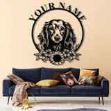 Dachshund Metal Sign, Custom Dog Name Sign, Dog Memorial Gift, Dachshund Wall Decor, Dog Lovers Wall Art, Pet Lover Gift, Dog Mom Gifts