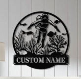 Personnalized Reef Metal Wall Art with Led Lights, Fish Coral Reef Metal Wall Decor, Reef Metal Sign, Aquarium Sign, Fish Lover Gift
