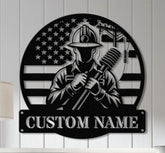 Custom US Lineman Metal Wall Art with LED Light, Personalized Electrical Worker Name Sign, Electrician Home Decor, Birthday Gifts, Dad Gifts