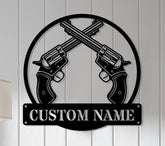 Personalized Crossed Anaconda Metal Sign witth Led Light, Custom Armory Name Sign, Man Cave Decor, Veteran Gift, Gift for Him