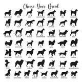 Custom Metal Dog Address Stake, Every Dog Breed Address Sign, Personalized House Number Sign, Address Plaque, Dog Decor, Front door Sign