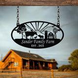 Personalized Farmhouse Sign, Metal Farm Sign, Custom metal farm name sign, Metal Barn Sign, Ranch metal sign, Farmer Gift