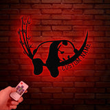 Custom Panda Metal Wall Art, Custom Metal Panda Sign, Bedroom Sign, Panda Sign With Name, Custom Nursery Decor, Metal Wall Decor