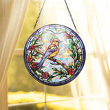 Hummingbirds and Wild Flowers Suncatcher, Hummingbird Lovers, Window Hanging, Hummingbird Suncatcher, Hummingbird Gifts, Gift for Mom