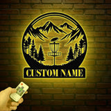 Custom Beach Palm Tree Sign,Metal Beach House Sign,Personalized Name Beach Sign,Nautical Decor,Lake House Sign Decor,Beach Sunset Wall Art